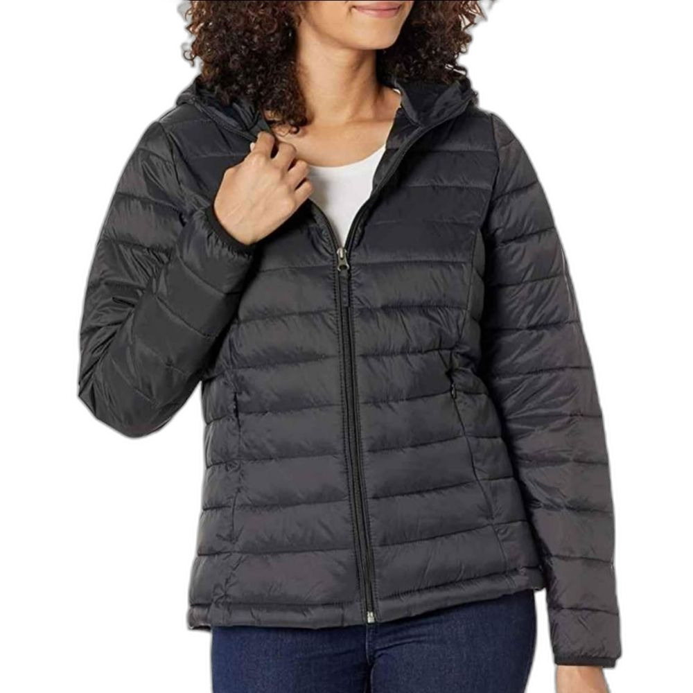 Amazon Essentials Women's Dark Gray Puffer Jacket